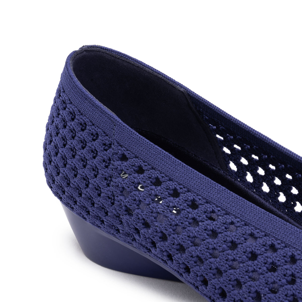 Heart Knit Slip-On Basic Ballet Flat