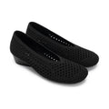 Heart Knit Slip-On Basic Ballet Flat