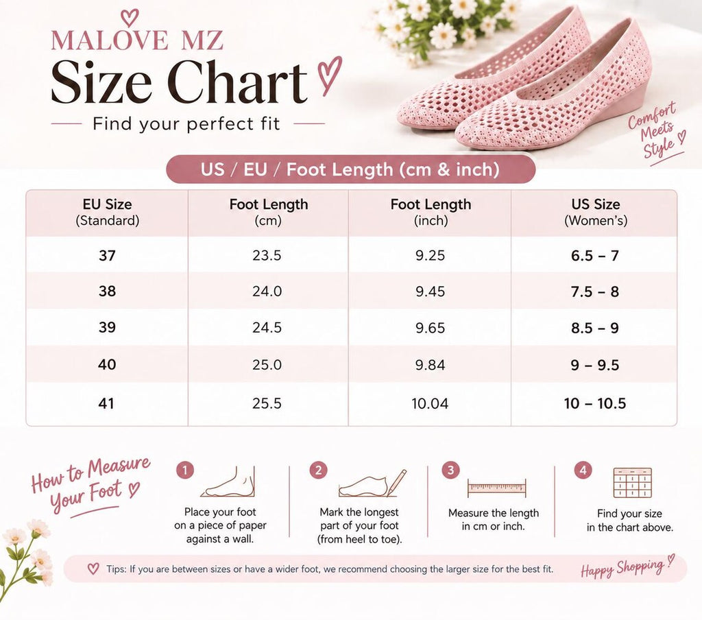 Heart Knit Slip-On Basic Ballet Flat